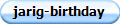 jarig-birthday